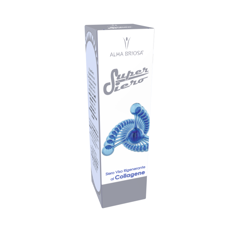 Alma Briosa  SuperSiero Viso Riparatore al Collagene  Booster e Attivi