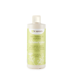 La Saponaria  Bio Crema di Sapone Extravergine  Bagnoschiuma Bio