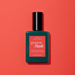 Émail Semi-Permanent Corail Rouge - Flash Vert Manucurist Vernis à ongles semi-permanents   Disponible sur Yumibio.com
