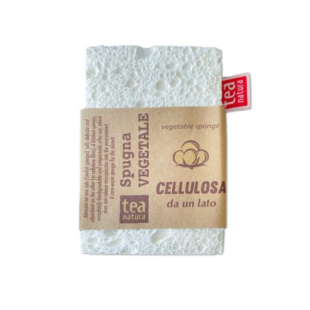 Éponge végétale en cellulose et luffa Tea Natura Accessoires   Disponible sur Yumibio.com