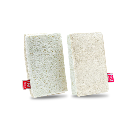Éponge végétale en cellulose et luffa Tea Natura Accessoires   Disponible sur Yumibio.com
