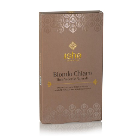 Light Blonde Henna Isha Dyed vegetables and Henne  Available on Yumibio.com