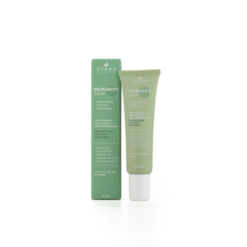 RE : Purity Skin - traitement anti-imperfections localisé Gyada Cosmetics Les sérums   Disponible sur Yumibio.com
