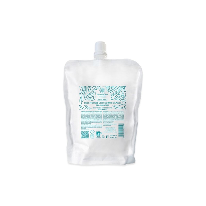 Deli - Mousse Visage, Corps Et Cheveux - Eco-refill Domus Olea Toscana Anti-Vieillissement De La   Disponible sur Yumibio.com