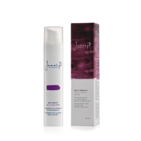 Masque Facial Éclaircissant - Masque à la Gelée Bleue Jamalfi Bio Cosmetics Les masques   Disponible sur Yumibio.com