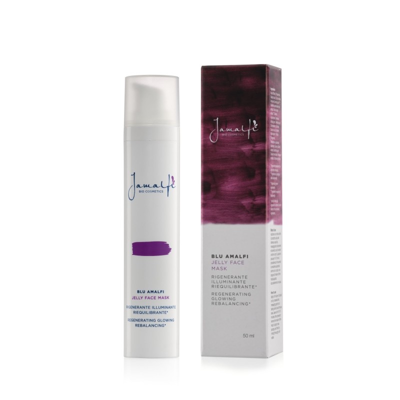 Brightening Face Mask-Blue Jelly Mask Jamalfi Bio Cosmetics Masks  Available on Yumibio.com