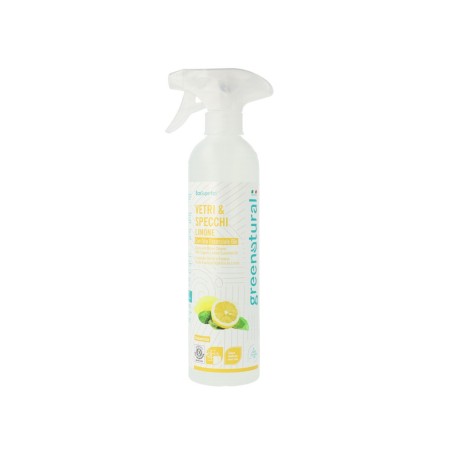 Cleansing Glass and Mirrors Spray Greenatural Glass  Available on Yumibio.com