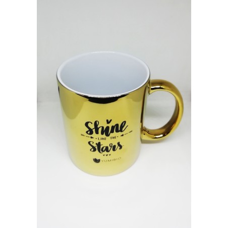Ceramic Mug - Gold Yumibio Gadget Tea and herbal Teas  Available on Yumibio.com