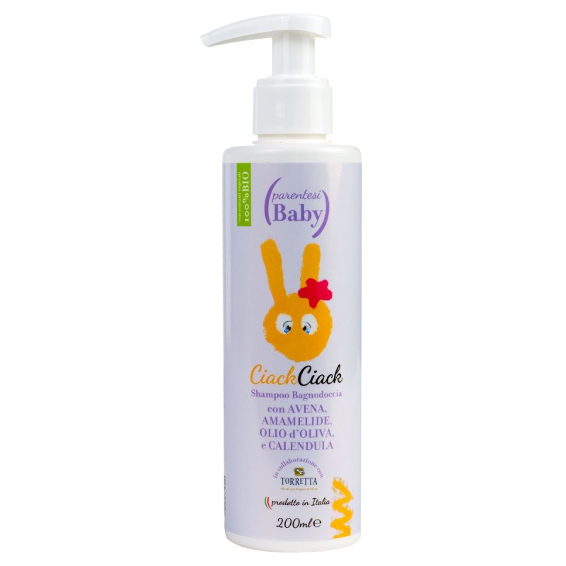 Ciack Ciack - Shampooing Douche Parentesi Bio Le Nettoyage Du Corps   Disponible sur Yumibio.com