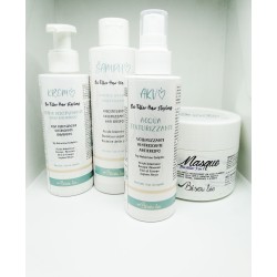 Bisou Bio  Routine Capelli all'Acido Ialuronico - Idratante e Ristrutturante  Routine Capelli