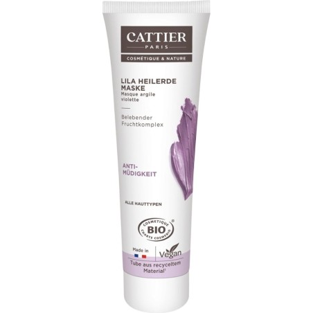 Masque Facial à l'Argile Pourpre Cattier Masque   Disponible sur Yumibio.com