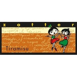 Tiramisu snacks Zotter Cioccolato  Available on Yumibio.com