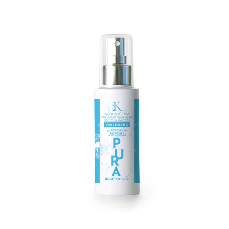 Eau Active Pure Normalisant Le Sébum Kamelì Toniques   Disponible sur Yumibio.com