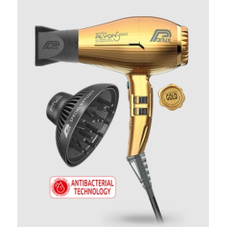 Phon Professionale PARLUX Alyon + Diffusore MagicSense Oro  Spazzole e Phon