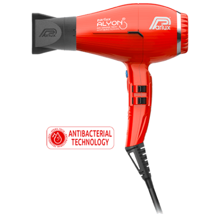 Professional Hair Dryer - Parlux Alyon Red Antibacterial Parlux Brushes and Combs  Available on Yumibio.com