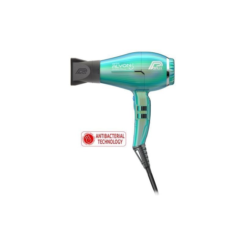 Phon Asciugacapelli Professionale - Parlux Alyon Giada Antibatterico  Spazzole e Phon
