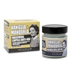 Masque capillaire anti-âge vanille et amande Apiarium Les masques   Disponible sur Yumibio.com