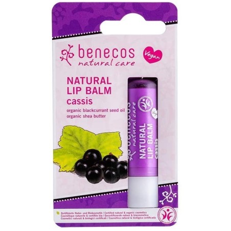 Baume à lèvres Vegan Cassis Benecos Les lèvres   Disponible sur Yumibio.com