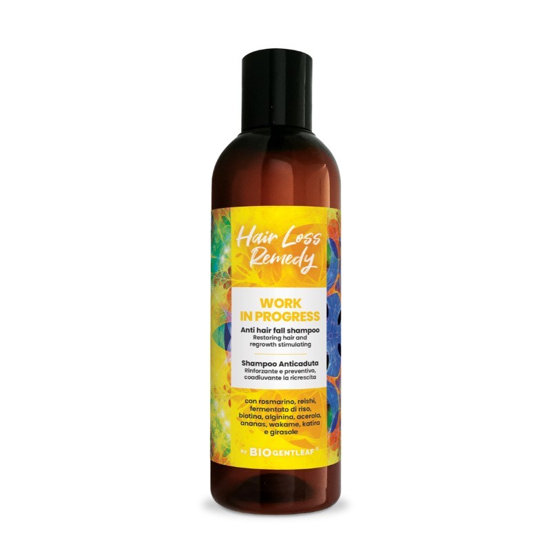 W ork in Progress-anti-Fall Shampoo Gentleaf Hair Loss  Available on Yumibio.com