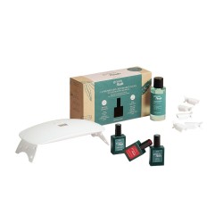 Kit complet d'émail semi-permanent Flash Rouge-Vert Pavot Manucurist Les émaux   Disponible sur Yumibio.com