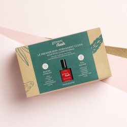 Kit complet d'émail semi-permanent Flash Rouge-Vert Pavot Manucurist Les émaux   Disponible sur Yumibio.com