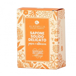 Bar soap is Gentle to the Peach and Apricot Alkemilla Detergents  Available on Yumibio.com