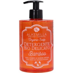 Organic cleanser for Face and Body Bamboo Alkemilla Detergents  Available on Yumibio.com