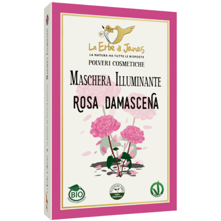 Damask Rose Illuminating Face Mask Le Erbe di Janas Masks  Available on Yumibio.com