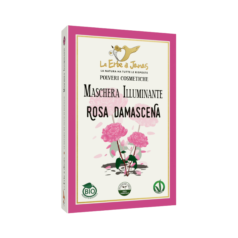 Masque Visage Éclat à la Rose de Damas Le Erbe di Janas Les masques   Disponible sur Yumibio.com