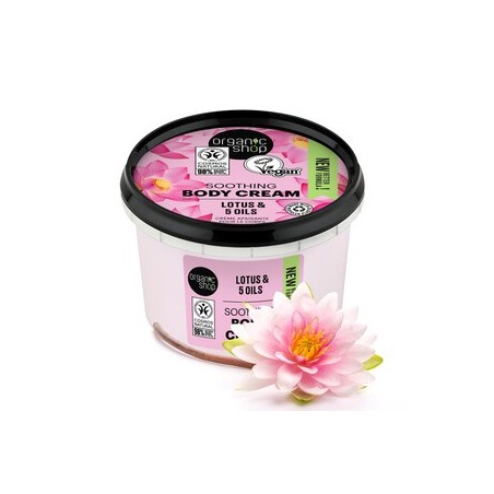 Organic Shop  Crema Corpo Naturale al Loto Indiano  Creme Corpo Bio