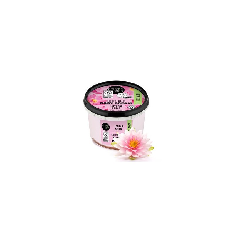 Organic Shop  Crema Corpo Naturale al Loto Indiano  Creme Corpo Bio