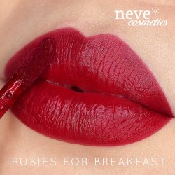 Neve Cosmetics  Ruby Juice Rosso Cremisi - Rubies for Breakfast  Rossetti