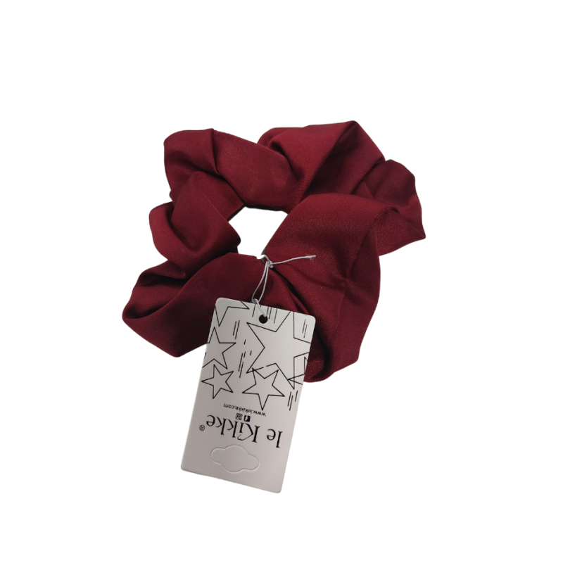 Clip queue en satin - Bordeaux Le Kikke - Accessori Brosses et peignes   Disponible sur Yumibio.com