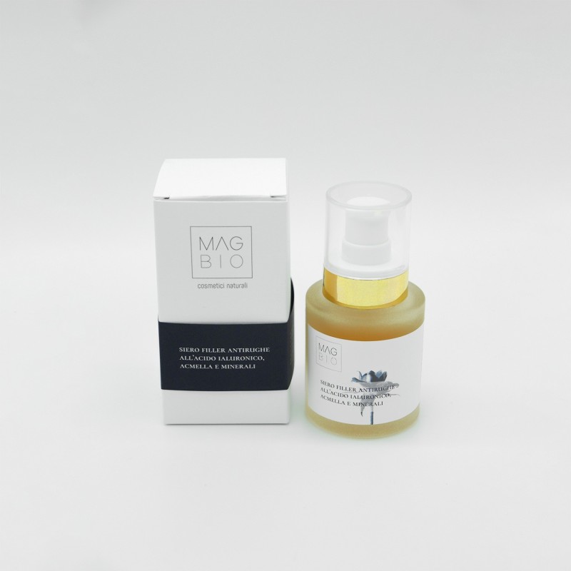 Sérum de comblement du visage à l'acide hyaluronique et à l'Acmella MAGBIO Les sérums   Disponible sur Yumibio.com