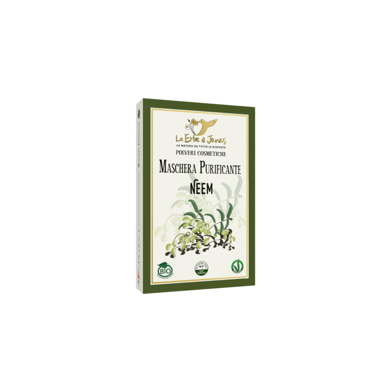 Le Erbe di Janas  Maschera Viso Purificante al Neem  Maschere Viso