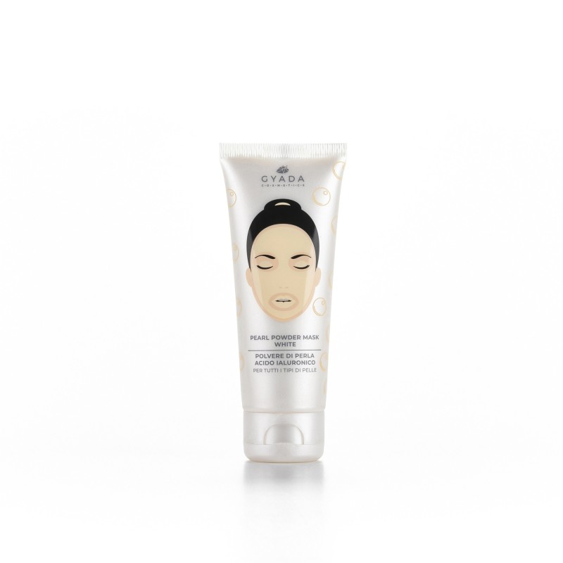 Gyada Cosmetics  Maschera Viso con Polvere di Perla - Bianca  Maschere Viso