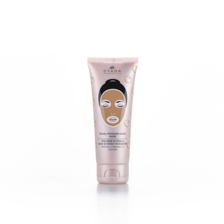 Masque Visage à la Poudre de Perle - Rose Gyada Cosmetics Les masques   Disponible sur Yumibio.com
