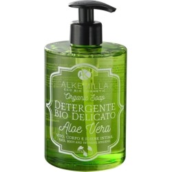 Nettoyant bio pour le Visage et le Corps à l'Aloe Vera Alkemilla Savon   Disponible sur Yumibio.com