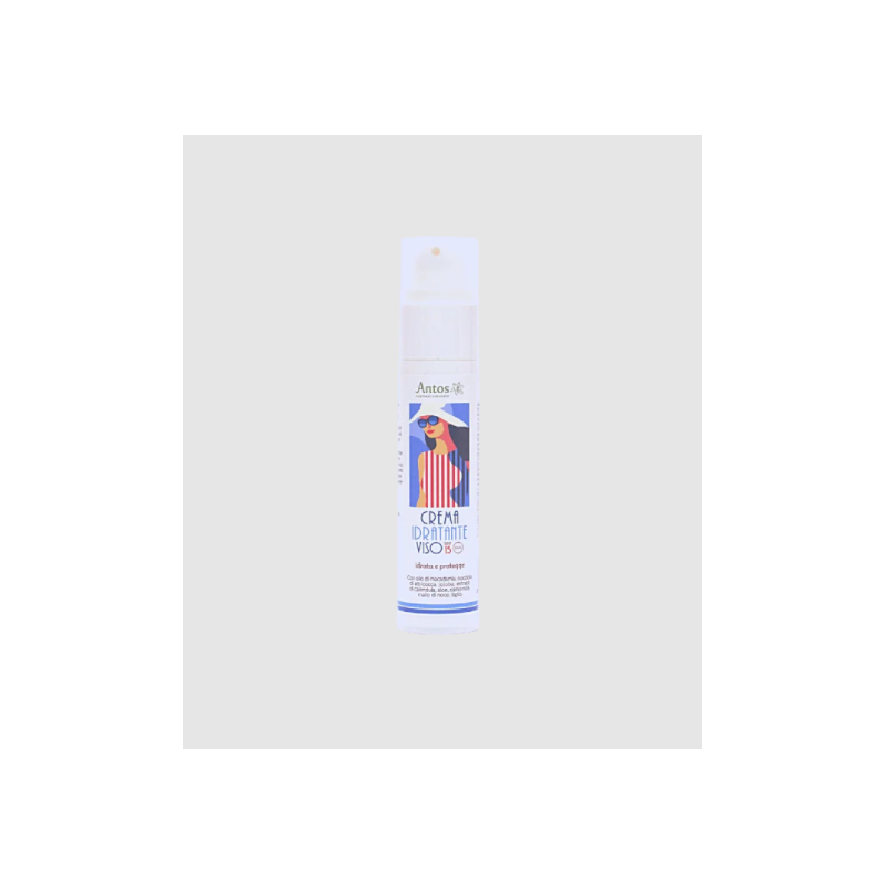 Antos Cosmetici  Crema Viso Idratante con SPF 15  Crema viso