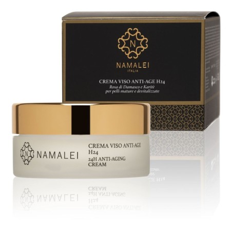 H24 Rose and Shea Anti-Age Face Cream Namalei Anti-Aging  Available on Yumibio.com