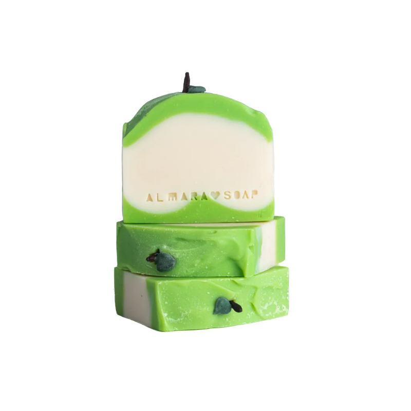 Savon Artisanal-Pomme Verte Almara Soap Savon   Disponible sur Yumibio.com