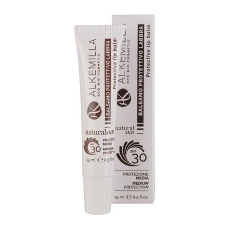 Baume à lèvres Protecteur SPF 30 Alkemilla Crème solaire pour le visage   Disponible sur Yumibio.com