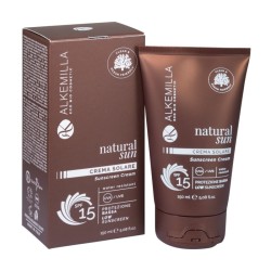 Alkemilla  Crema Solare Bassa Protezione SPF 15  Protezione Solare bio