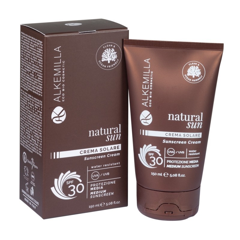 Crème solaire Protection Moyenne SPF 30 Alkemilla Crème solaire bio   Disponible sur Yumibio.com