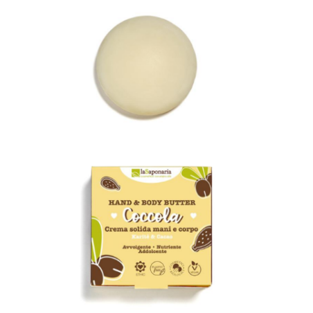 Nourishing Solid Cream-Cuddle La Saponaria Organic Body Creams  Available on Yumibio.com