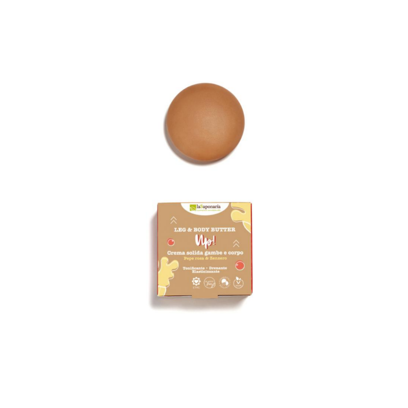 La Saponaria  Crema Solida Tonificante - Up!  Creme Corpo Bio