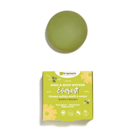 Crème Solide Régénérante-Everest La Saponaria Soins des pieds   Disponible sur Yumibio.com