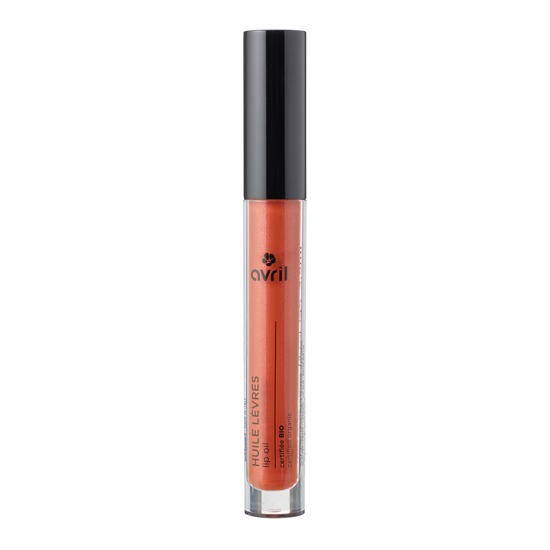 Huile à Lèvres Orange - Etincelle Avril Brillant   Disponible sur Yumibio.com