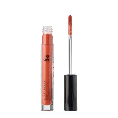 Huile à Lèvres Orange - Etincelle Avril Brillant   Disponible sur Yumibio.com