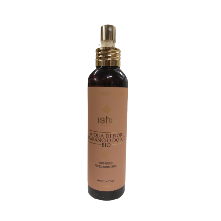 Hydrolat de fleurs d'oranger Isha Idrolati   Disponible sur Yumibio.com